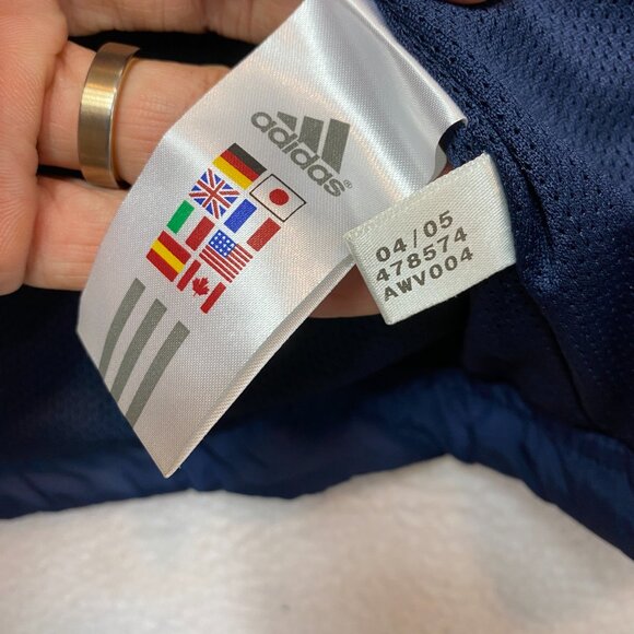 VINTAGE USA Gymnastics Jacket Mens M Blue White Adidas Team Olympics Track - Picture 7 of 13